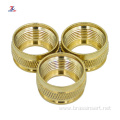 CNC knurled brass insert nut